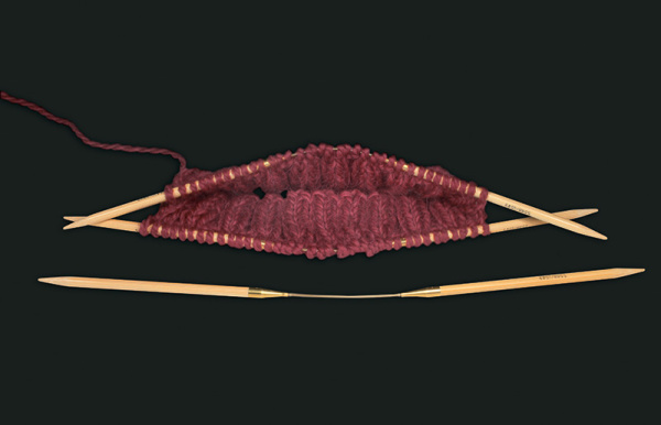 Спицы чулочные гибкие, бамбук, addiCraSyTrio BAMBOO LONG №4, 30 см. Арт 561-2/4-30