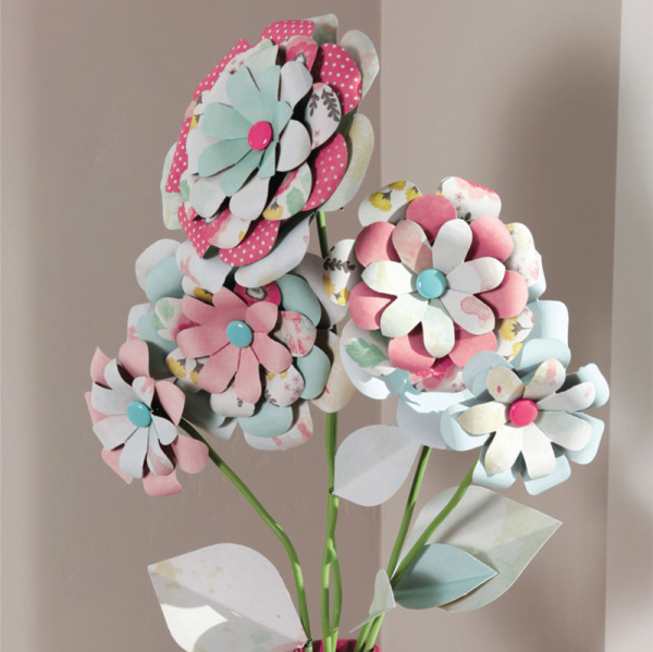 Доска для изготовления цветов "Flower Punch Board". Арт 71342-5