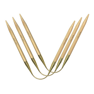 Спицы чулочные гибкие, бамбук, addiCraSyTrio BAMBOO LONG №4,5, 30 см