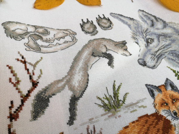 Набор для вышивания "Зоология. Лисица обыкновенная". Арт 03.014.17