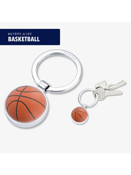 Брелок TROIKA "Баскетбольный мяч". Арт #KYR99-A189