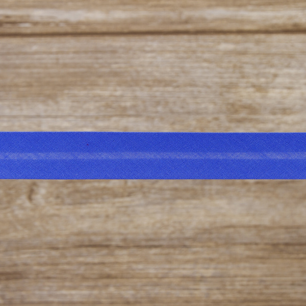 Косая бейка хлопок/полиэстер 20 мм, 25 м, цвет 93, барвинок. Арт 6120-20мм-93            