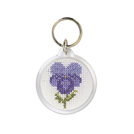 Брелок "Круг" (пустой). Арт 5814                    