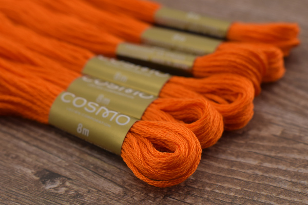 Мулине COSMO однотонный цвет  754       . Арт 25-6/754       