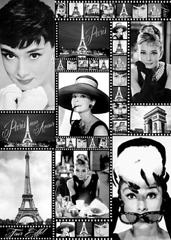 Карта для декупажа "Одри Хепбёрн". Арт DFG426