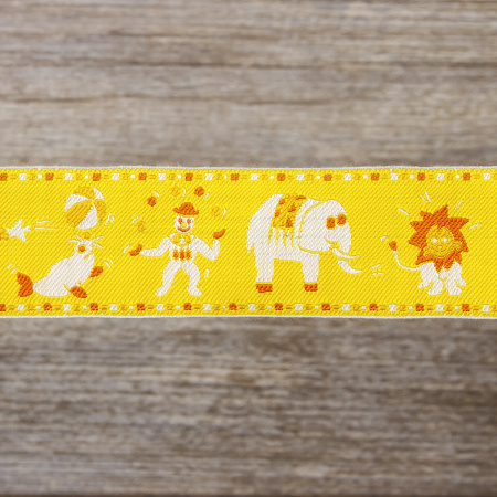 Лента жаккард SAFISA, 30 мм, 15 м, цвет 02. Арт 9108-30мм-02