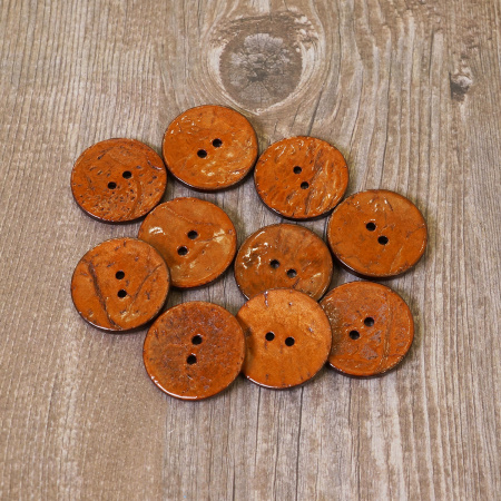 Пуговицы CONCEPT, размер 40, кокос, цвет COL.3 бронзовый. Арт 1919H-040-COL.3