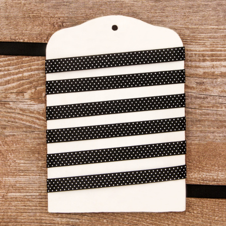 Лента в рулоне для скрап-проектов, цвет черный. Арт ANT378400