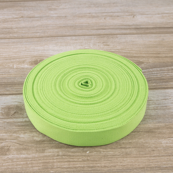 Тесьма ременная (стропа) PEGA салатовая, 30 мм. Арт 834111530.4861