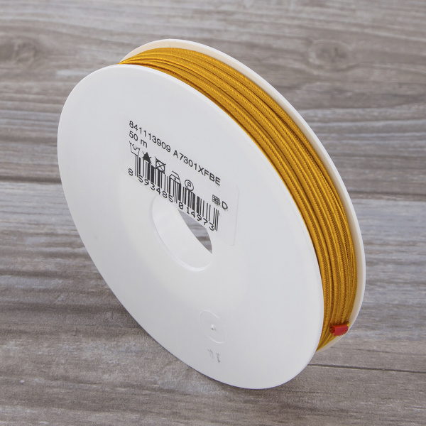 Шнур-сутаж PEGA, оранжевый, 3 мм. Арт 841113909A7301