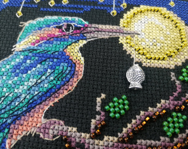 Набор для вышивания  "Яркая птица". Арт 13.003.42