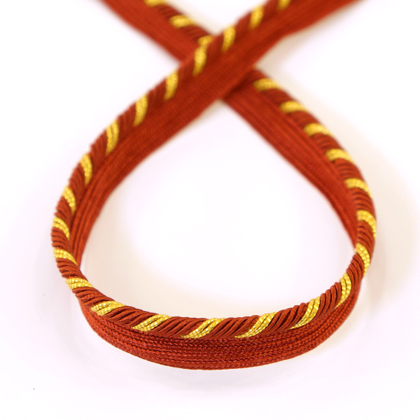 Кант декоративный, 4 мм, цвет темно-красный. Арт 843213900DA704          