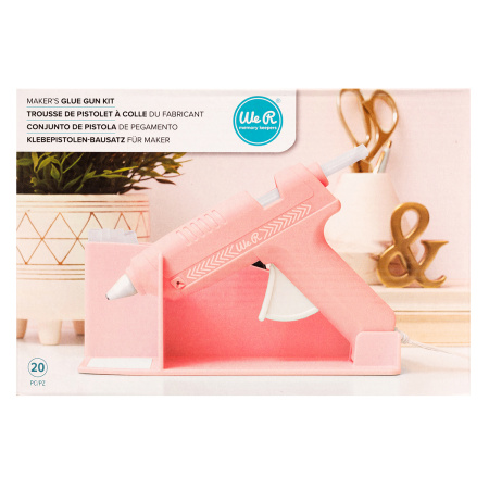 Пистолет клеевой "Maker's Glue Gun" с набором инструментов и стержней. Арт 60000027
