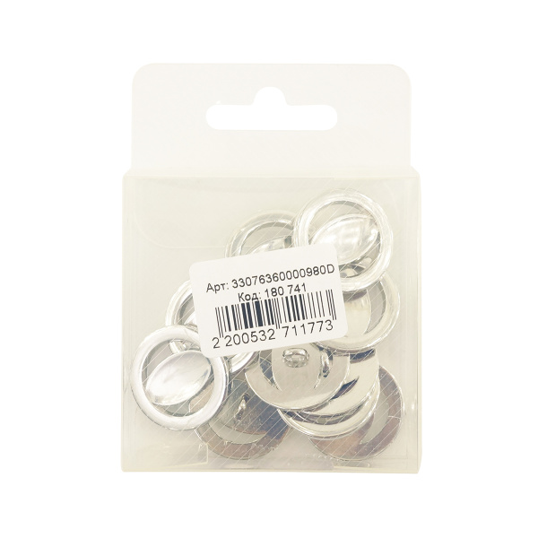 Пуговица DISBOTON, размер 36 ZA-OR-CFR-RA-AC цвет 36 C/09 NI-NI-FR ART.2562. Арт 33076360000980D