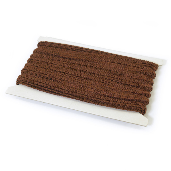 Тесьма PEGA тип интерьерная, цвет рыже-коричневый, 14 мм. Арт 844174214A7901          