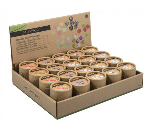 Наконечники стопперы для спиц, 5 дизайнов, 30 шт. в прикассовом стенде. Арт C003.2513232