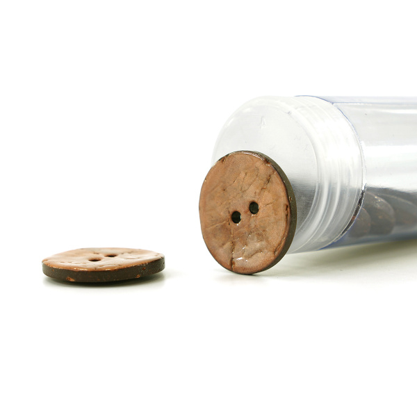 Пуговицы CONCEPT, размер 40, кокос, цвет COL.7 пыльная роза. Арт 1919H-040-COL.7