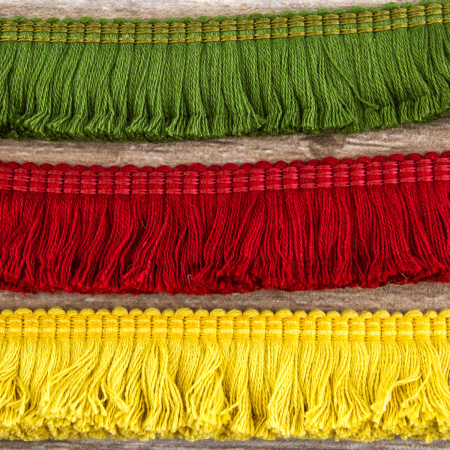 Бахрома декоративная, 30 мм, цвет темно-синий. Арт BT - 30c - col.B-6