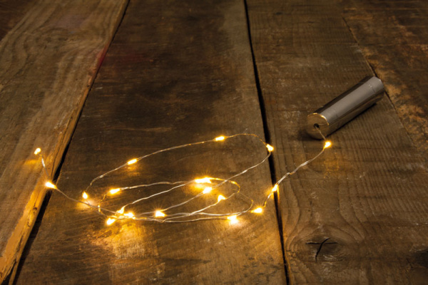 Гирлянда миниатюрная светодиодная, 20 LED ламп, 106,8 см. Арт 69180000