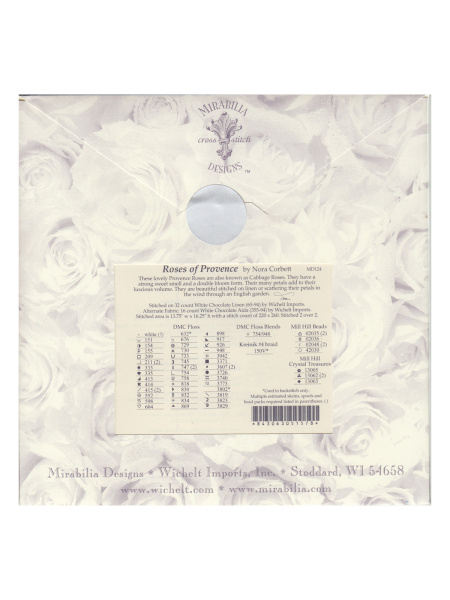 Схема для вышивания MIRABILIA "Розы Прованса". Арт MD124