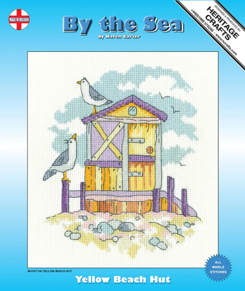Набор для вышивания "Желтый пляжный домик". Арт BHYE1748A