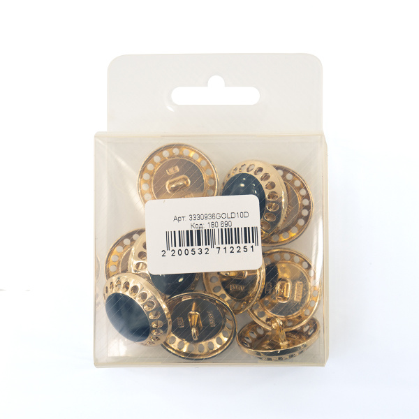 Пуговица DISBOTON, размер 36 цвет C/GOLD1 D 079. Арт 3330936GOLD10D