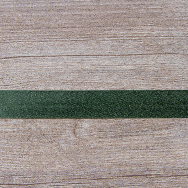 Косая бейка атласная 20 мм, 25 м, цвет 97, болотный. Арт 6260-20мм-97