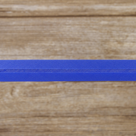 Косая бейка хлопок/полиэстер 20 мм, 25 м, цвет 93, барвинок. Арт 6120-20мм-93            