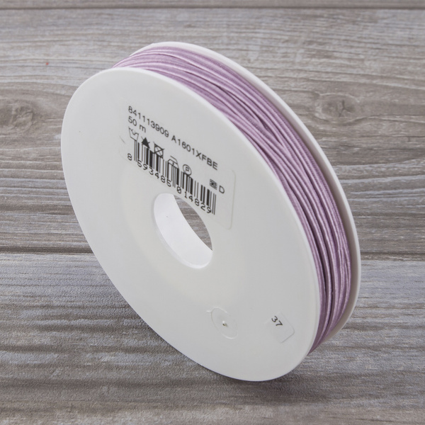 Шнур-сутаж PEGA, холодно-розовый, 3 мм. Арт 841113909A1601