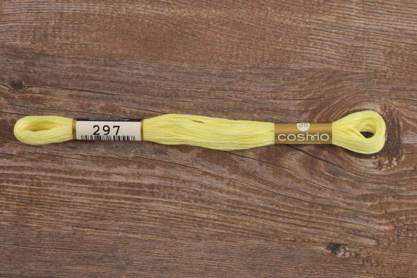 Мулине COSMO однотонный цвет  297       . Арт 25-6/297       