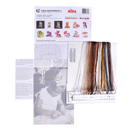 Набор для вышивания "Это зима", канва Aida 16 ct. Арт 743A