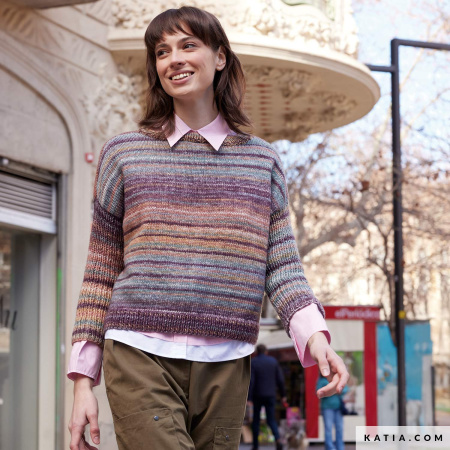 Журнал с моделями по пряже Katia  Woman-Man Multicolor 2. Арт 7923