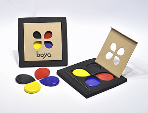 Пастель восковая для рисования Boya, набор мелков. Арт 4 SET/BASIC