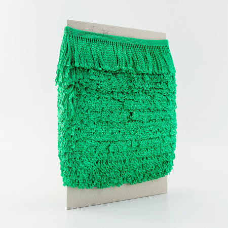 Бахрома витая, 60 мм, цвет салатовый. Арт PP-60 col.615