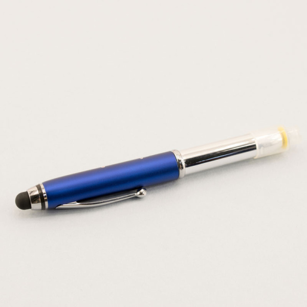 Ручка шариковая GELA.RU с фонариком LED и стилусом. Арт SPEC/G002/12         