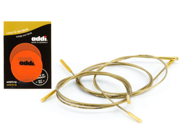 Набор круговых бамбуковых спиц со сменными лесками addiClick Nature BAMBOO. Арт 550-2/000               