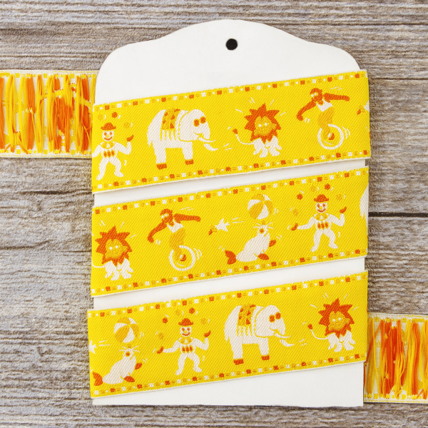 Лента жаккард SAFISA, 30 мм, 15 м, цвет 02. Арт 9108-30мм-02