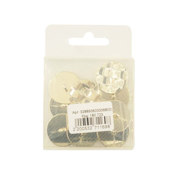 Пуговица DISBOTON, размер 36  C/06 ORO-CH-FR ART.2485. Арт 32889360000680D