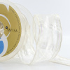 Лента органза "с памятью" SAFISA, 38 мм, 15 м цвет 56, кремовый. Арт 25256-38мм-56           