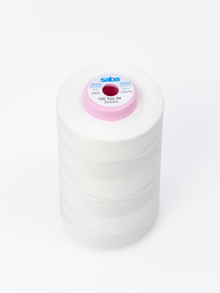 Нить универсальная SABA 120 Tex 24, 5000 м. Арт 0300-2000