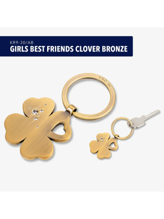 Брелок TROIKA "Клевер". Арт KR9-30/AB