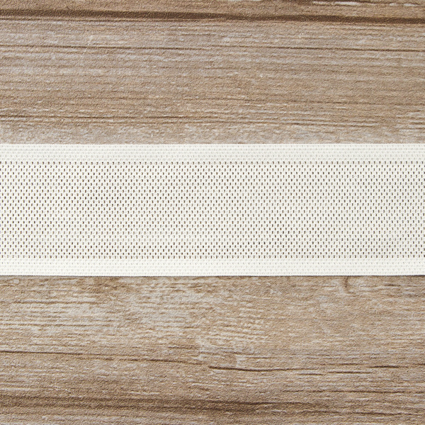 Резинка поясная решетчатая, 52 мм, 25 м, цвет 02 белый. Арт 4798-52мм-02