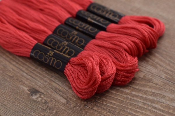 Мулине COSMO однотонный цвет  206       . Арт 25-6/206       