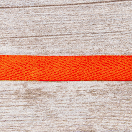 Тесьма киперная SAFISA, 15 мм, 25 м, цвет 61, оранжевый. Арт 30270-15мм-61