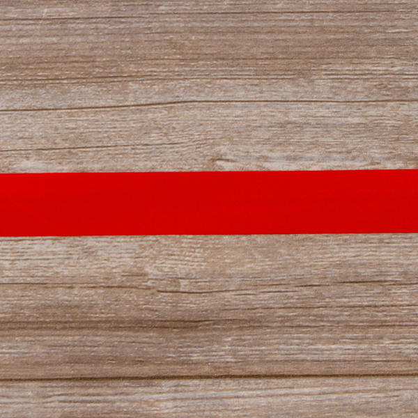 Косая бейка атласная 30 мм, 25 м, цвет 14, красный. Арт 6260-30мм-14            