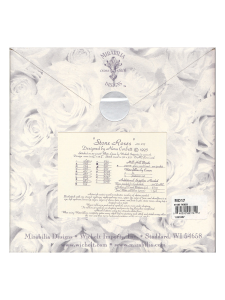 Схема для вышивания MIRABILIA "Каменные Розы". Арт MD17