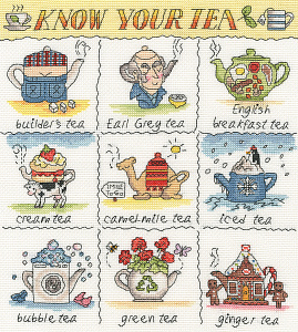 Набор для вышивания "Know Your Tea"