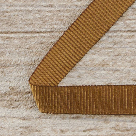 Лента репсовая SAFISA, 10 мм, 25 м, цвет 88 коричневый светлый. Арт 350-10мм-88