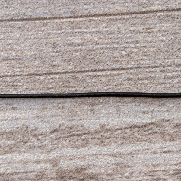 Резинка шляпная SAFISA, 2 мм, цвет 01, черный. Арт 4730-2мм-01         