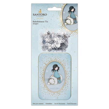 Набор со стразами "WINTER FRIEND" SANTORO. Арт GOR356005